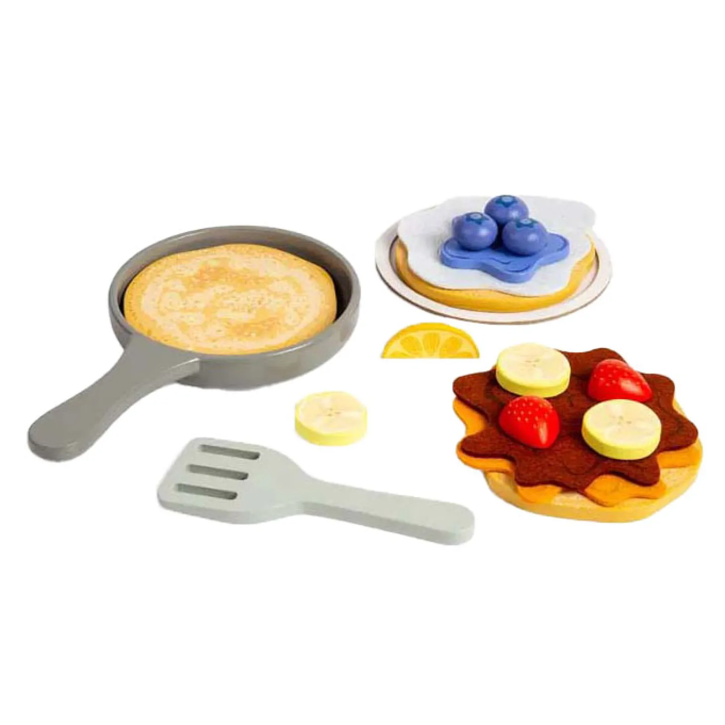Bigjigs Houten Pannenkoeken Speelset, 16dlg.