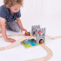 Bigjigs Houten Rails - Ophaalbrug