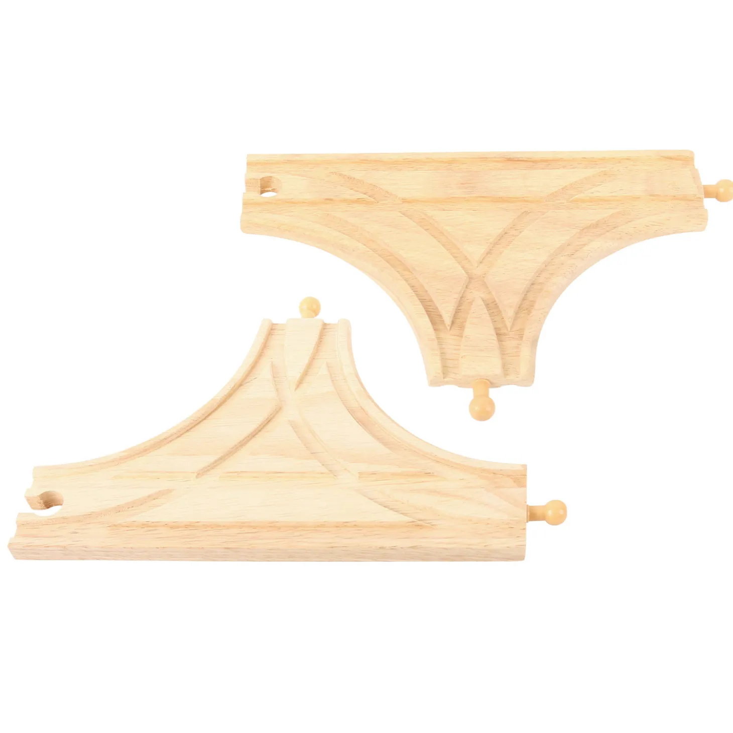 Bigjigs Houten Rails - T-splitsing, 2st.