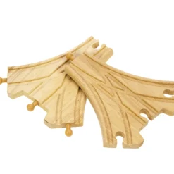 Bigjigs Houten Rails - 3-weg Splitsing, 2st.