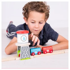 Bigjigs Houten Rails Watertoren