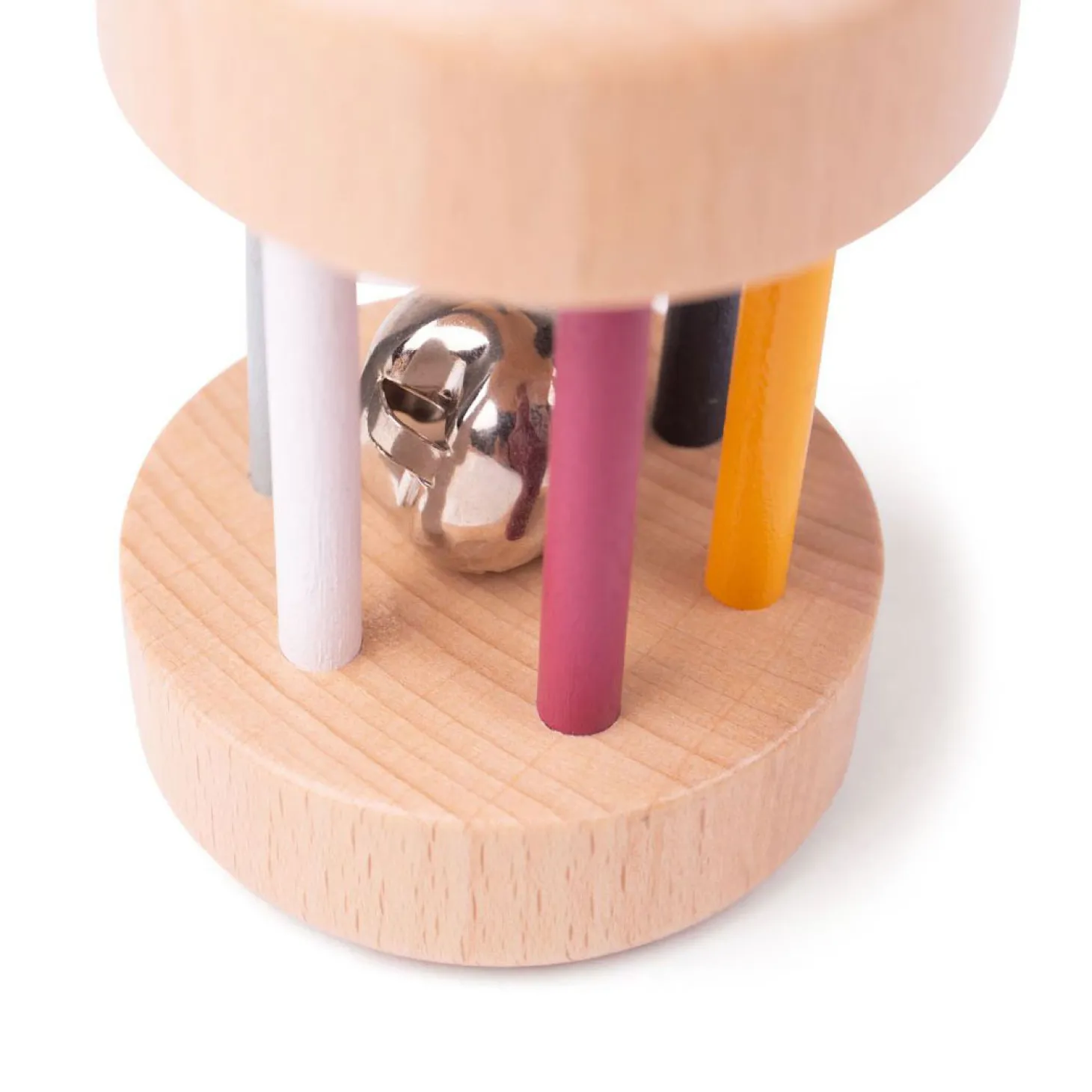 Bigjigs Houten Rol Rammelaar, 100% FSC