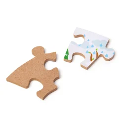 Bigjigs Houten Seizoenen Vloerpuzzel Rond, 50st.