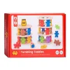 Bigjigs Houten Stapelspel Teddyberen.