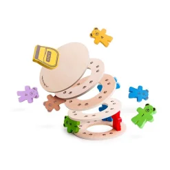 Bigjigs Houten Stapelspel Teddyberen.