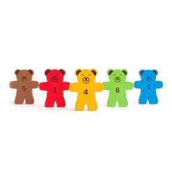 Bigjigs Houten Stapelspel Teddyberen.