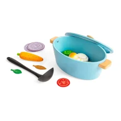 Bigjigs Houten Stoofpannen Speelset, 17dlg.