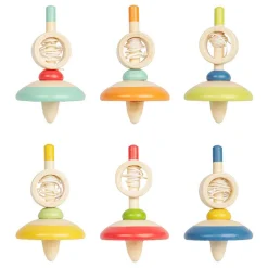 Bigjigs Houten Trekkoord Tol