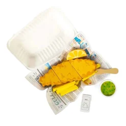 Bigjigs Houten Vis en Friet Speelset, 26dlg.