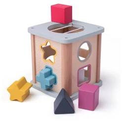 Bigjigs Houten Vormenstoof, 9dlg. - FSC 100%