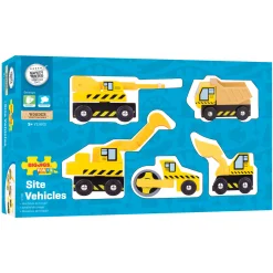 Bigjigs Houten Werkvoertuigen, 5st.
