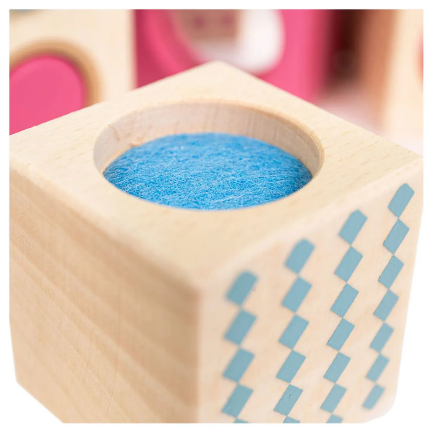 Bigjigs Houten Zintuigen Bouwblokken