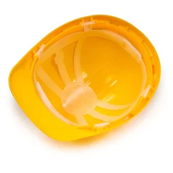 Bigjigs Kinder Bouwhelm Geel