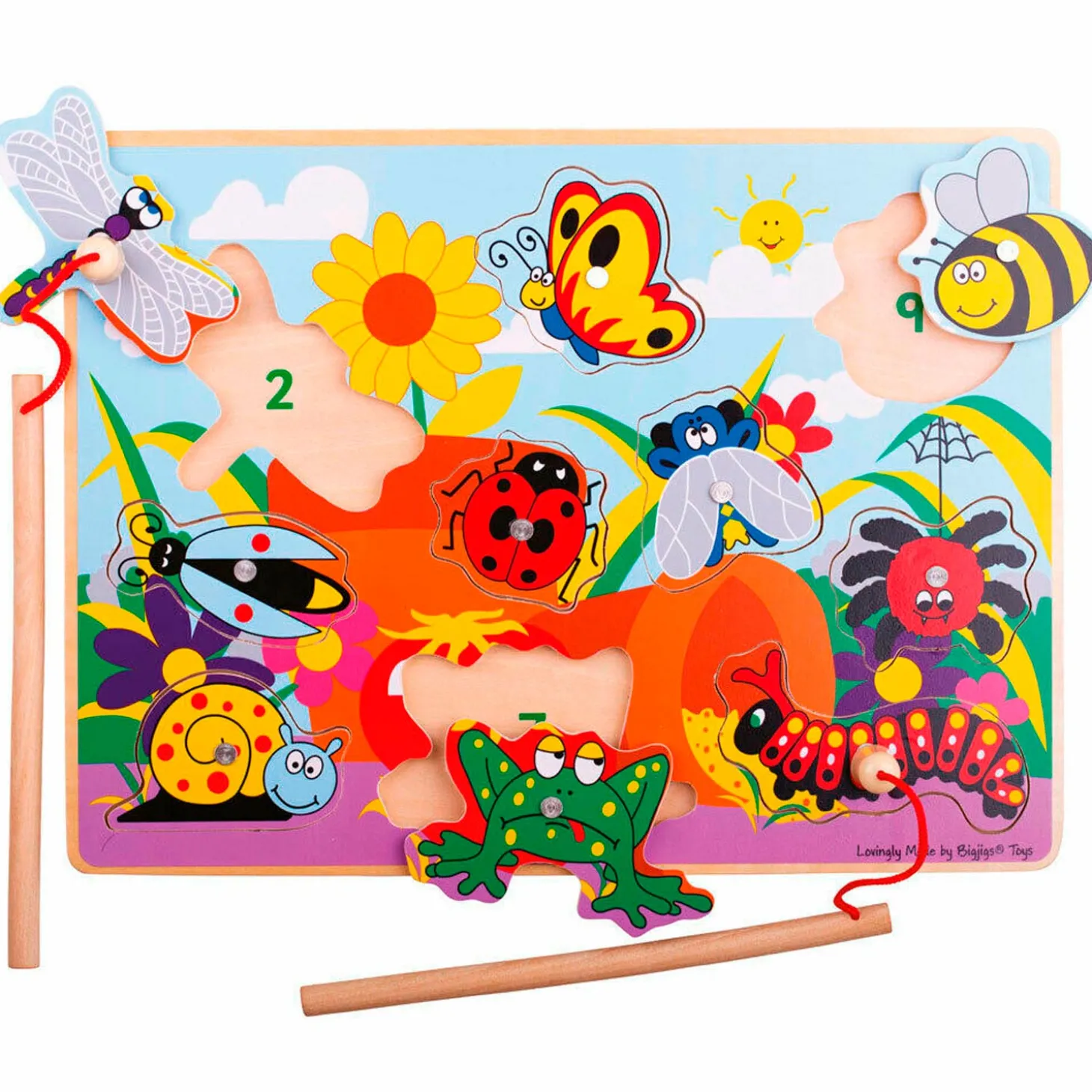 Bigjigs Magnetisch Visspel Insecten