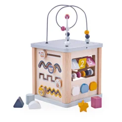 Bigjigs Motoriekspiraal van Hout, 100%FSC