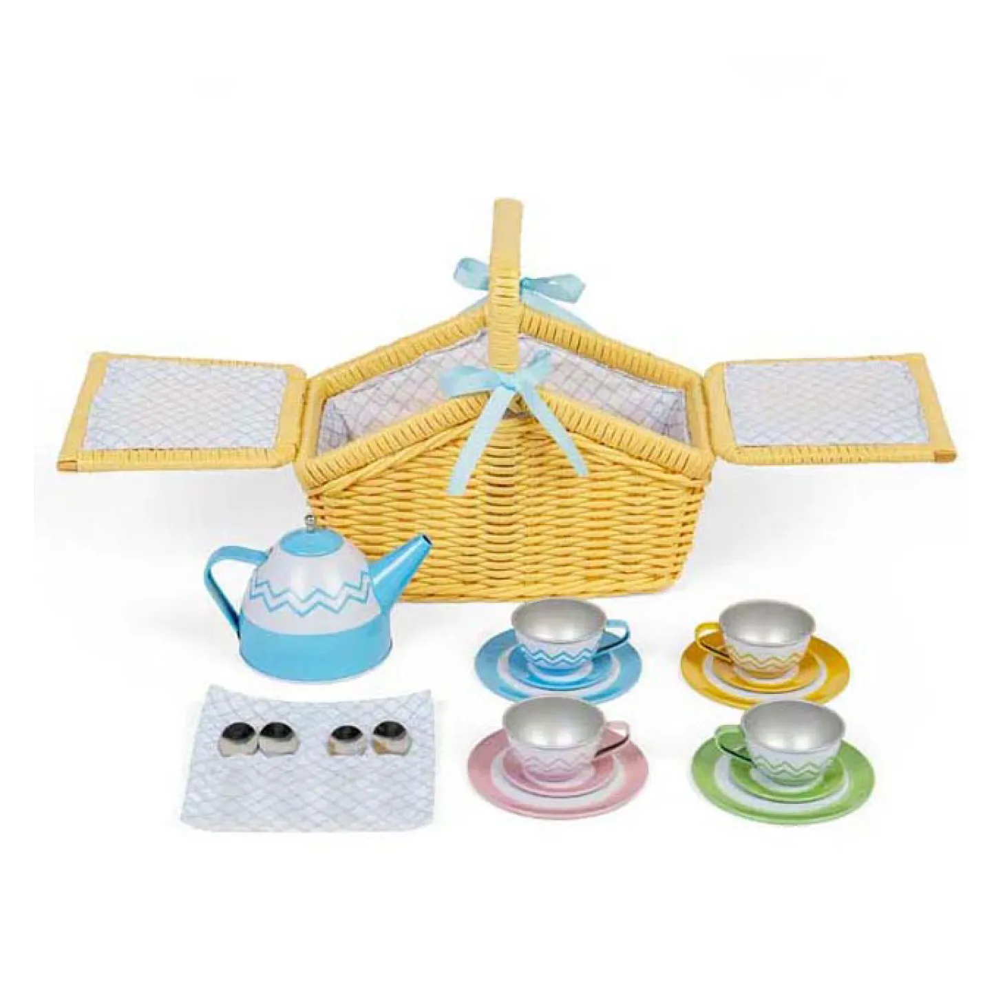 Bigjigs Picknickset in Mand, 18dlg.