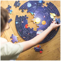 Bigjigs Vloerpuzzel Zonnestelsel Rond, 39cm