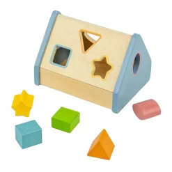 Bigjigs Vormenstoof-huisje, 5dlg.