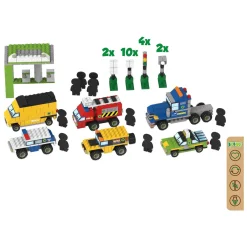 BiOBUDDi Education Small Bouwblokken - Verkeer - 728dlg.