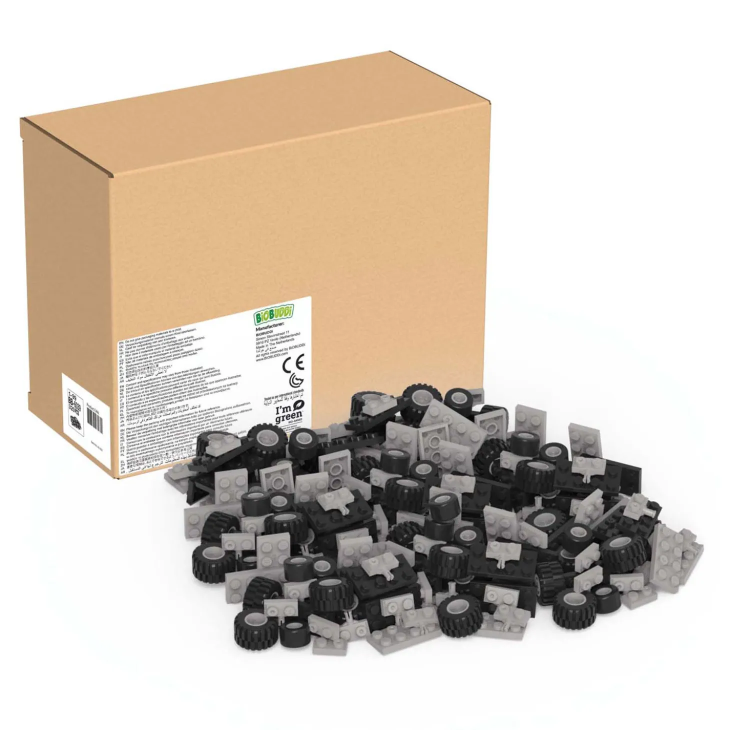 BiOBUDDi Education Small Bouwblokken - Wielen en Assen