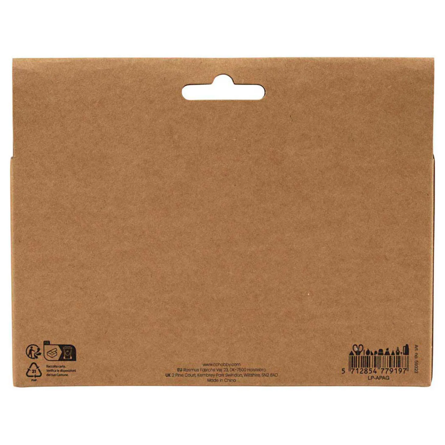 Blikjes Cirkel en Vierkant - 4st.