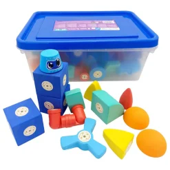 Blockaroo Magnetische Foam Blokken, 60dlg.