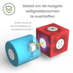 Blockaroo Magnetische Foam Blokken Vliegtuig Box, 10dlg.