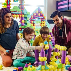 Blockaroo Magnetische Foam Blokken Vliegtuig Box, 10dlg.