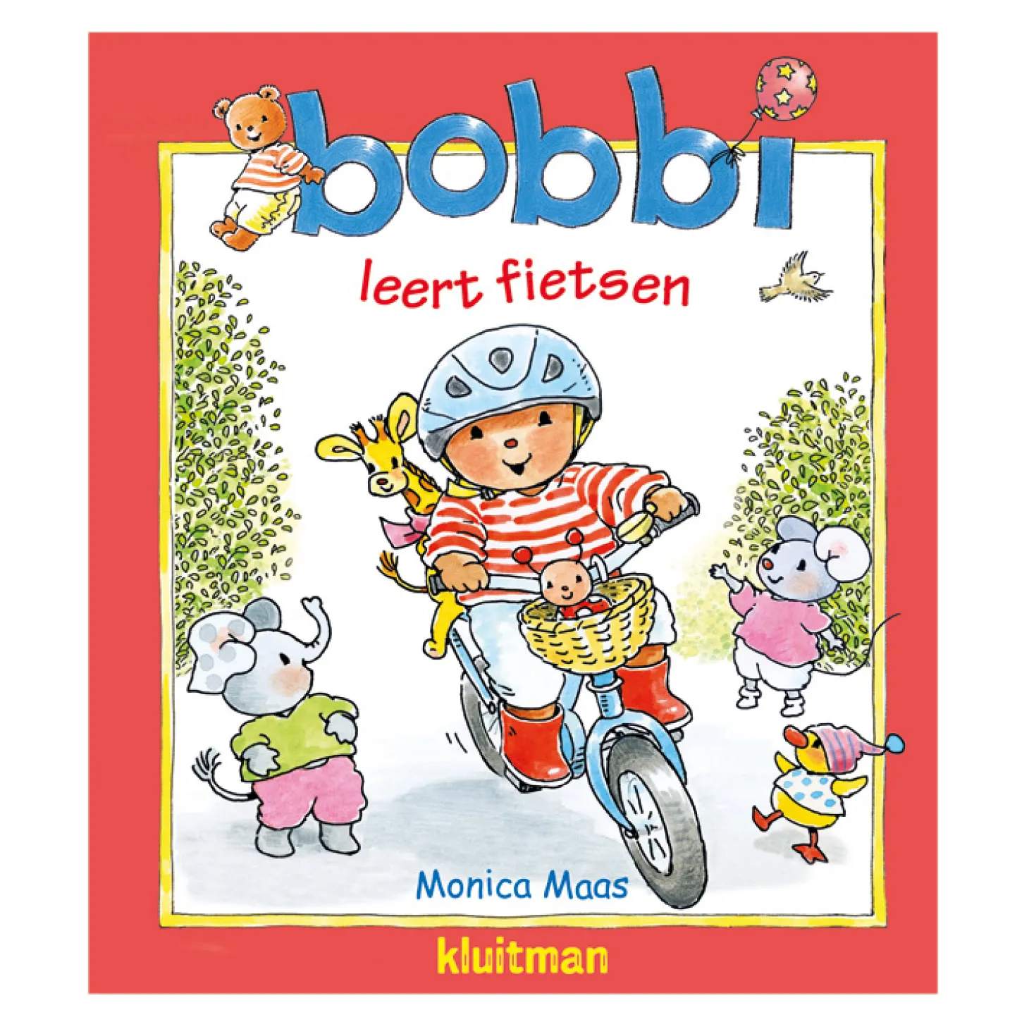 Bobbi leert fietsen