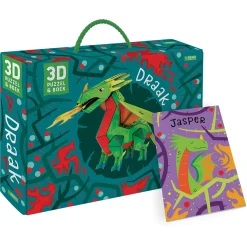 Boek + 3D Model Draak - 55st.