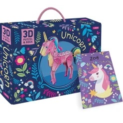 Boek + 3D Model Eenhoorn - 47st.