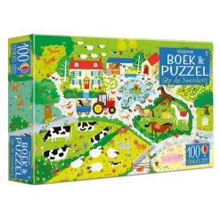 Boek en Puzzel Op de Boerderij