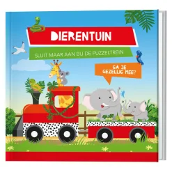 Boek en Puzzeltrein Dierentuin