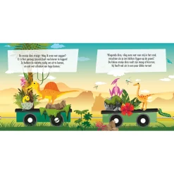 Boek en Puzzeltrein Dino's