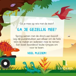 Boek en Puzzeltrein Dino's