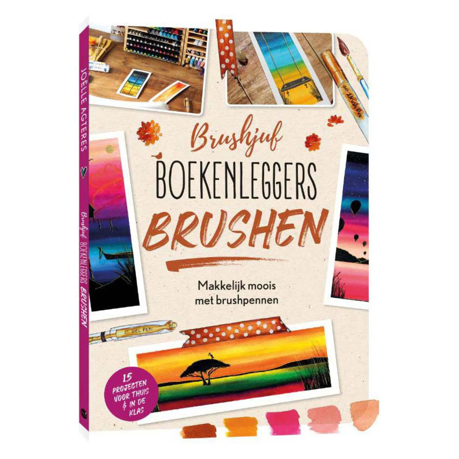 Boekenleggers Brushen - Technieken en 15 Projecten