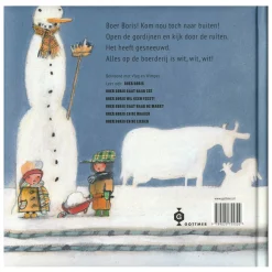 Boer Boris in de sneeuw