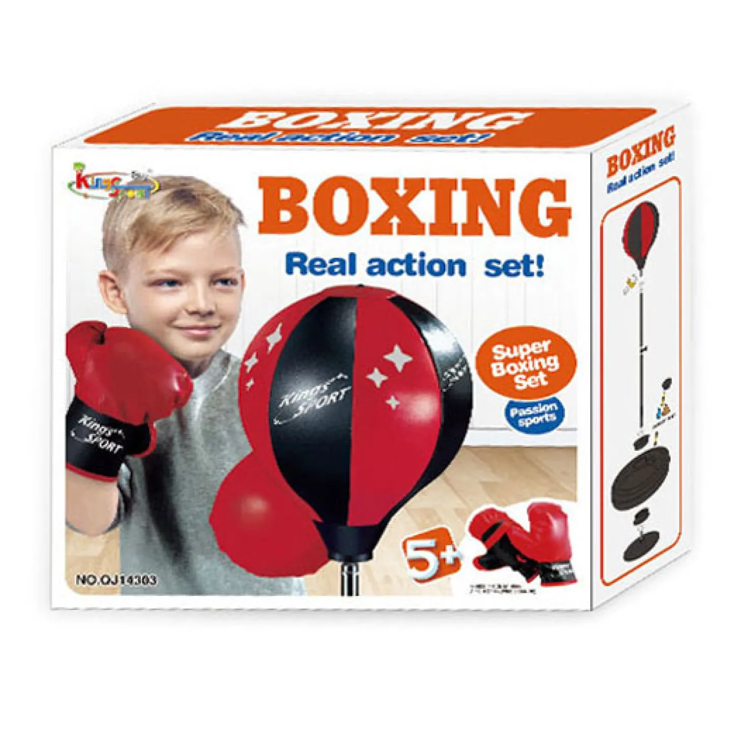 Boksbal op Standaard