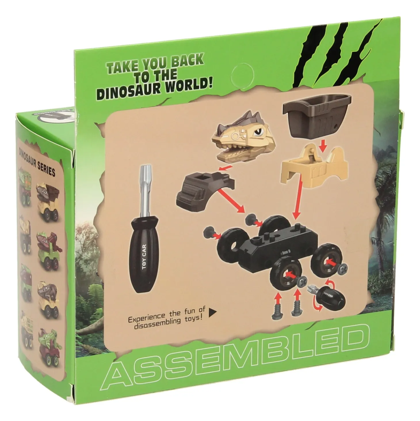 Bouw Auto Dino met Kooi