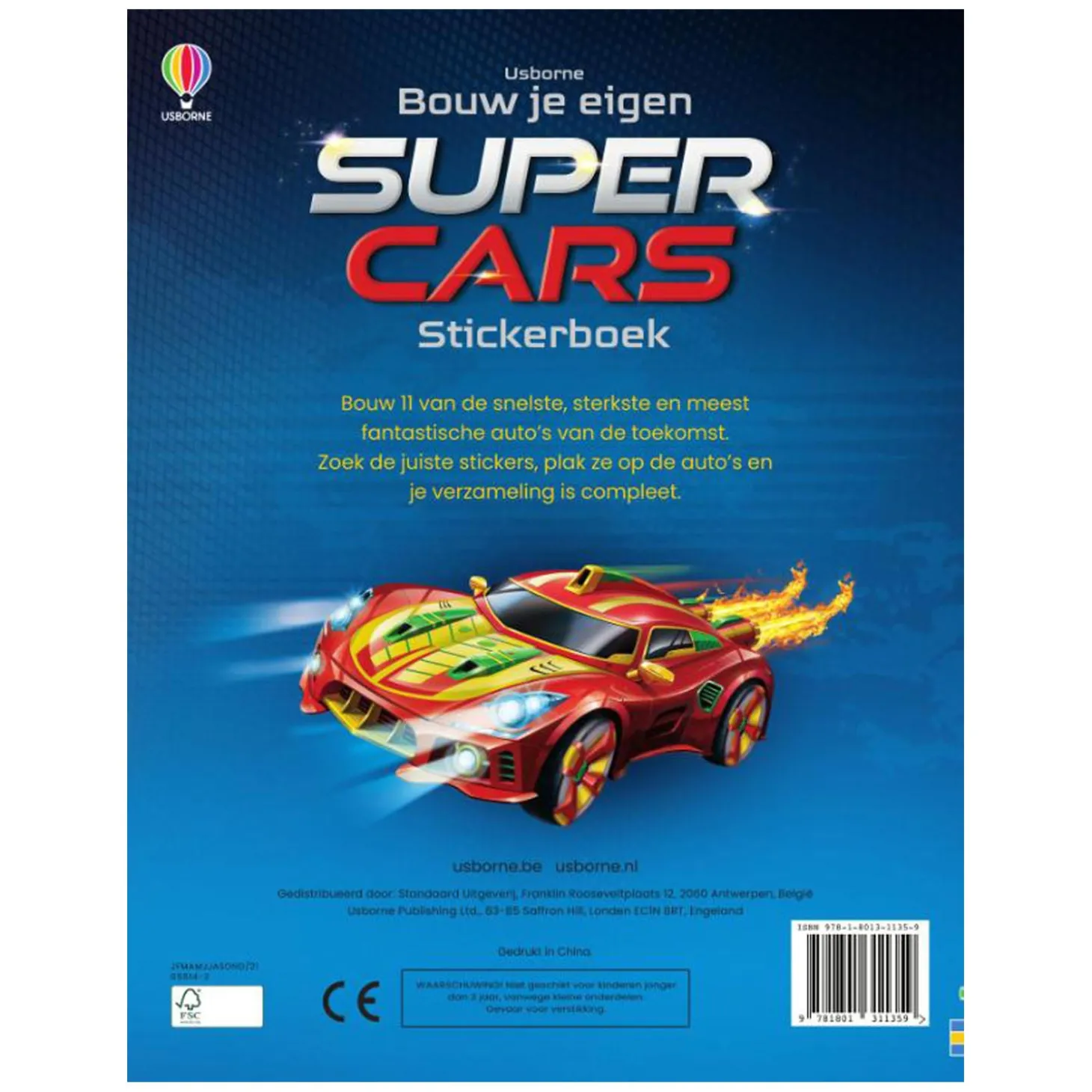 Bouw je eigen Super Cars Stickerboek