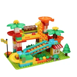 Bouwblokken Muzikale Ballenbaan Jungle - 109dlg.
