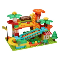 Bouwblokken Muzikale Ballenbaan Jungle - 109dlg.