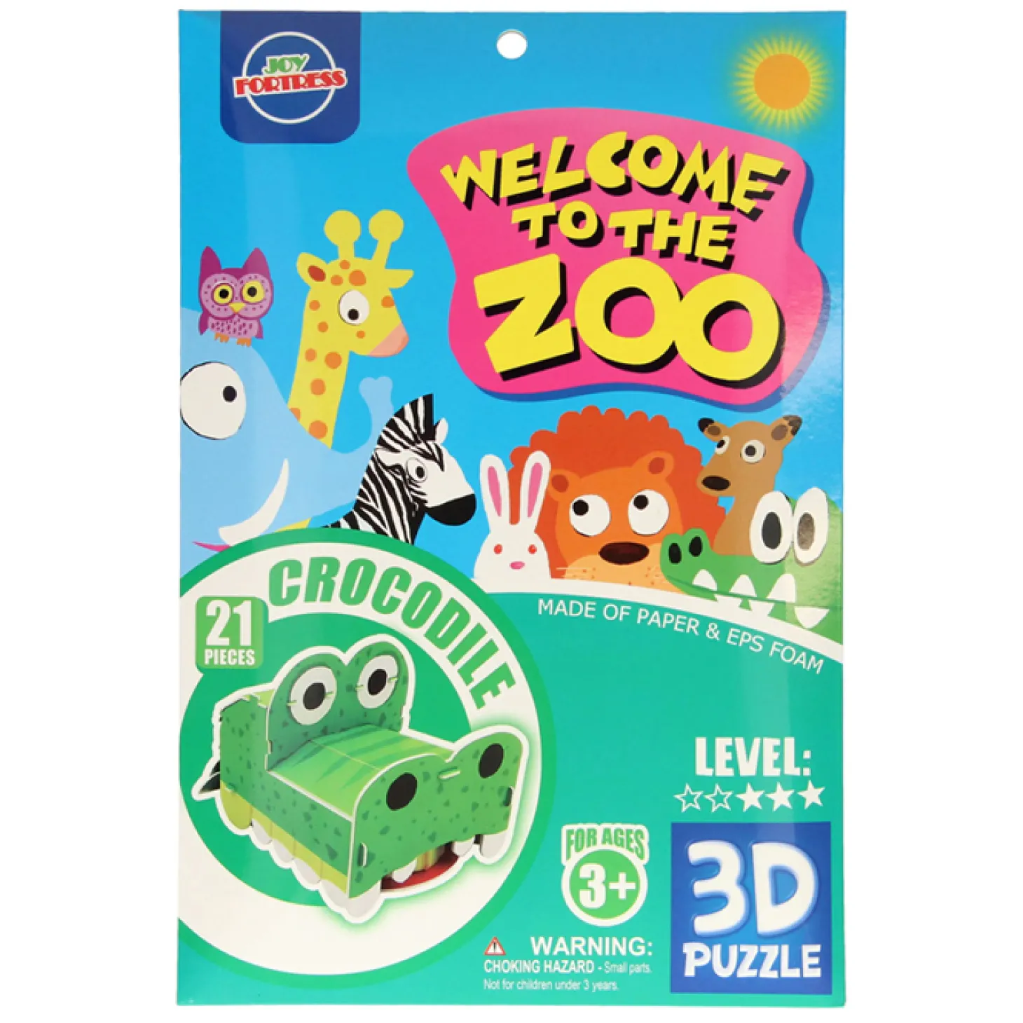 Bouwpakket 3D Krokodil