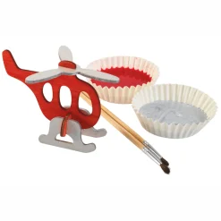 Bouwpakketje Houten 3D Voertuigen, Set van 4