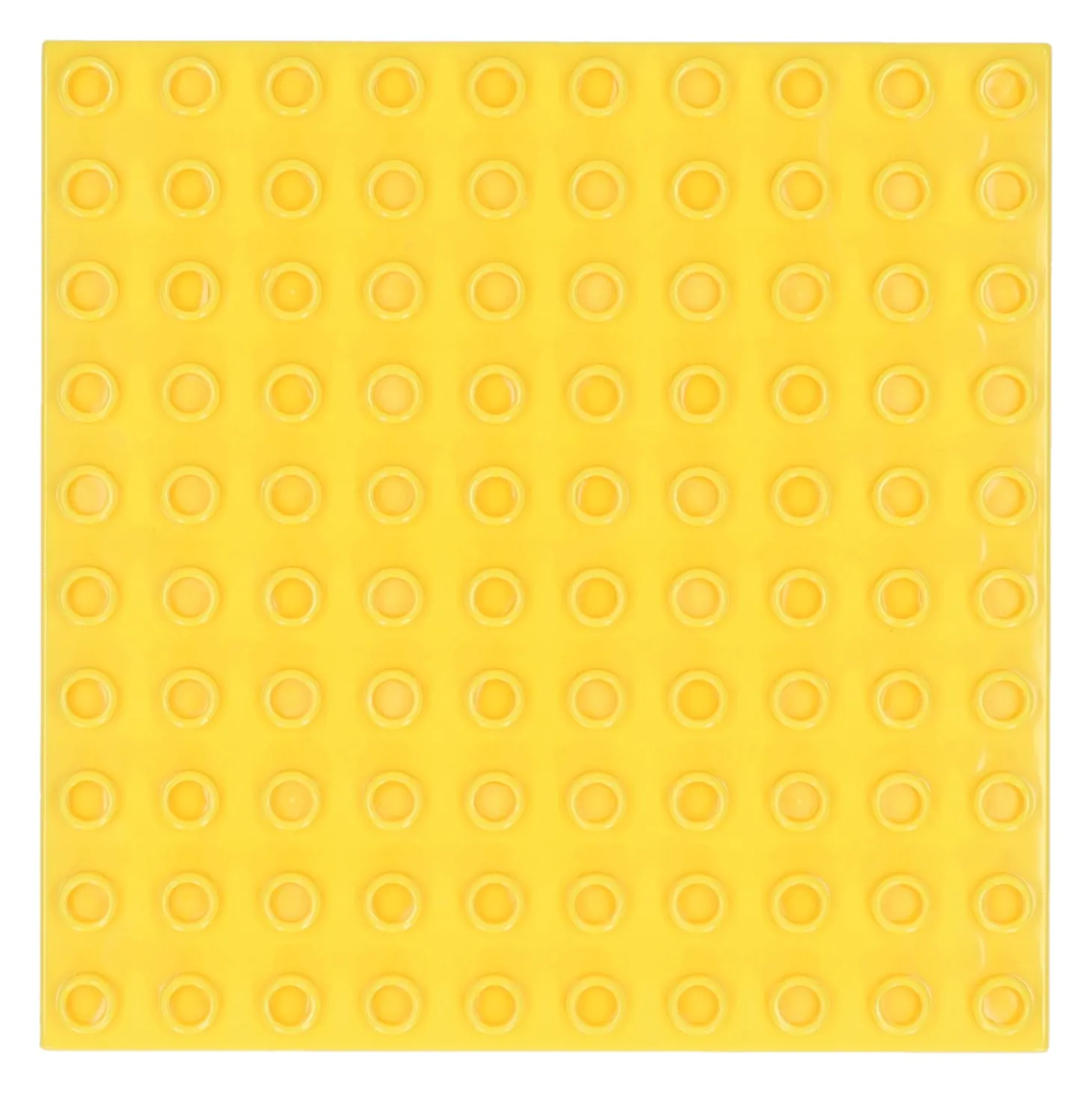 Bouwplaat Geel - 16x16cm