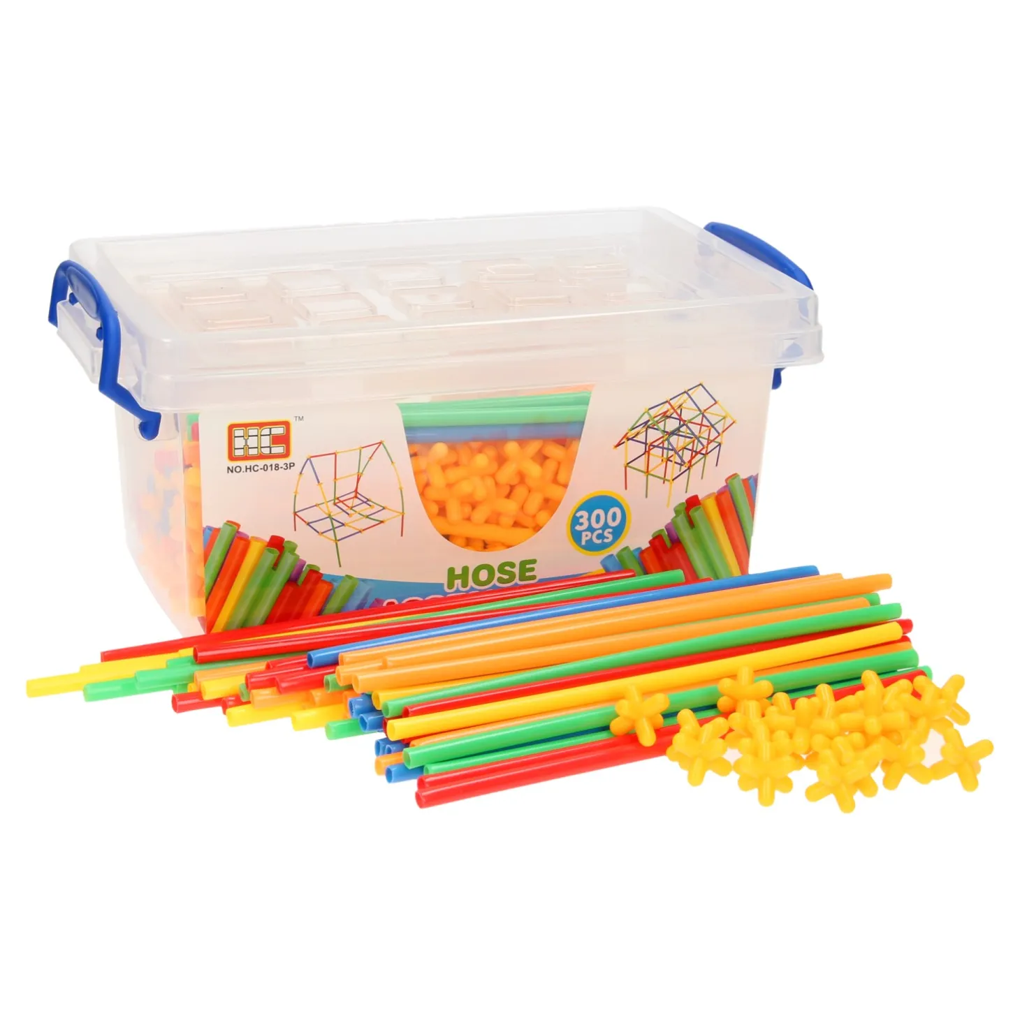 Bouwrietjes in Opbergbox, 300st