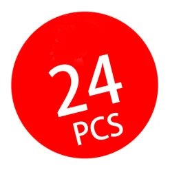 Bouwschroeven Pastel in Opbergbox, 24dlg.