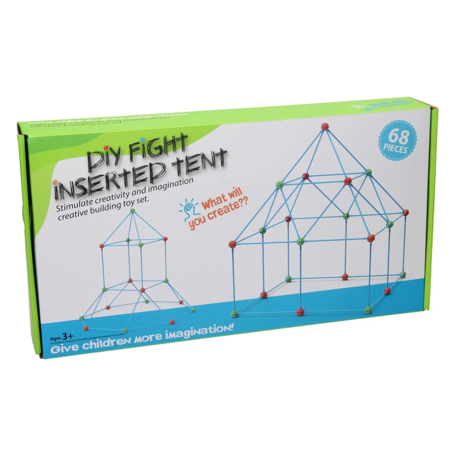 Bouwset Ballen en Staven XL, 68dlg.