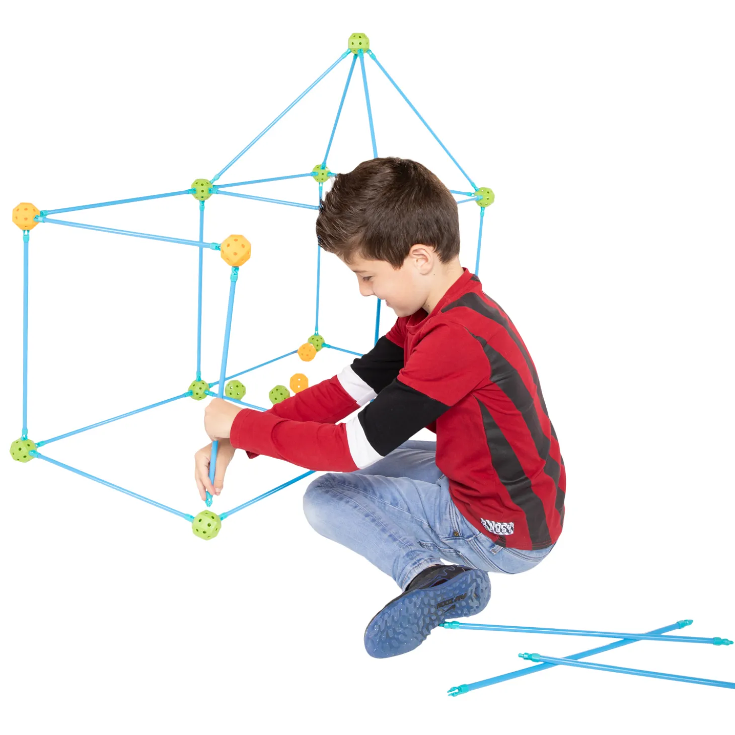 Bouwset Ballen en Staven XL, 68dlg.