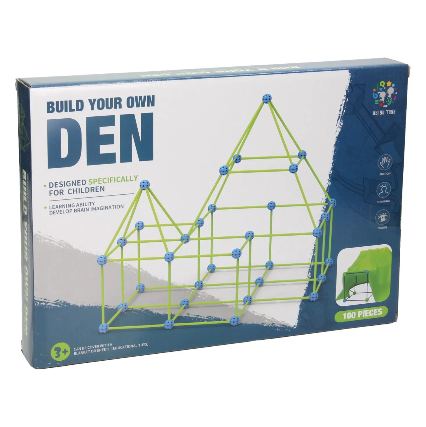 Bouwset Ballen en Staven, 100dlg.